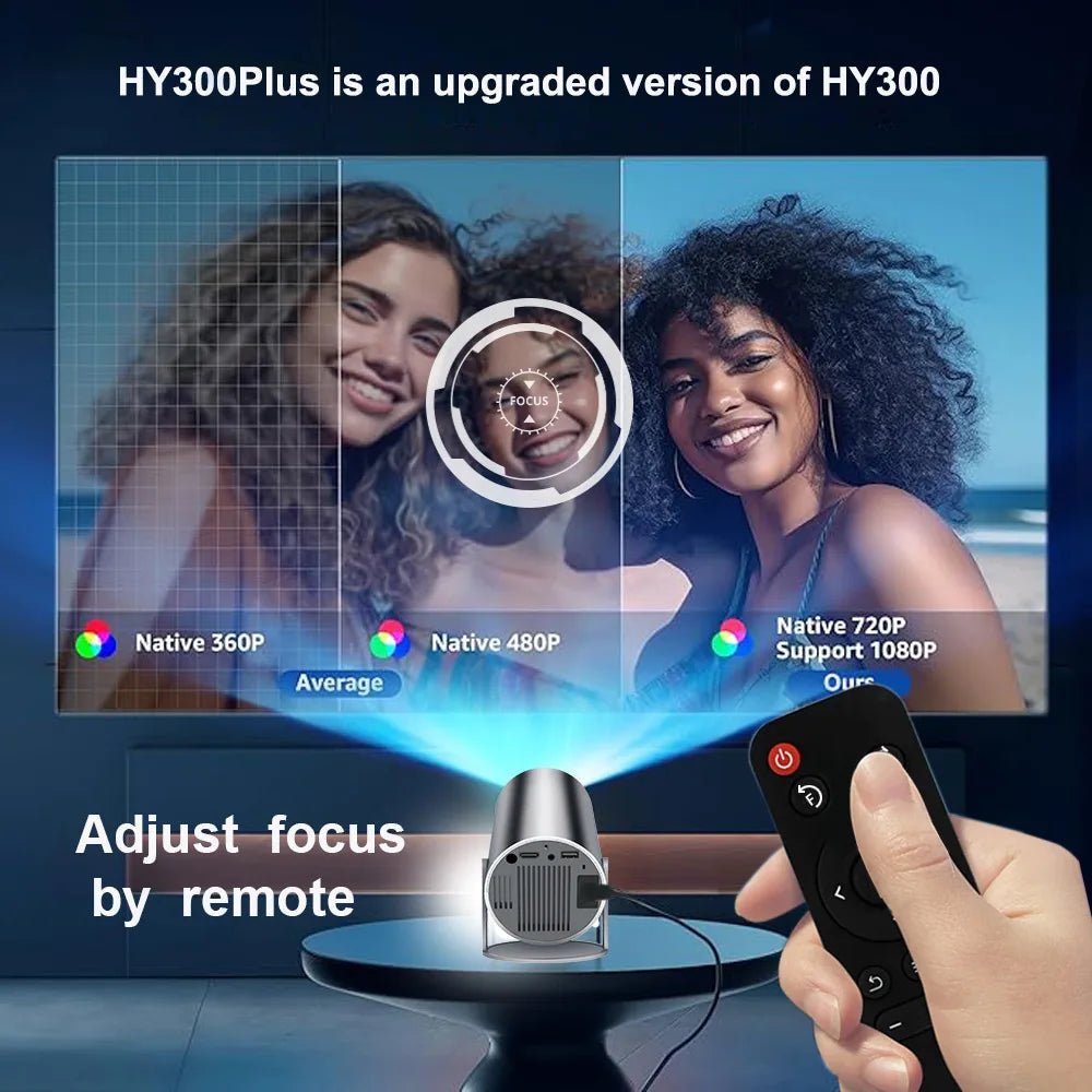 2025 DITONG HY300 pro Plus HD 4K Projector portatil 1280x720P Android LED Video Home Theater Cinema Proyector Movie HY320 mini - Magcubic Store