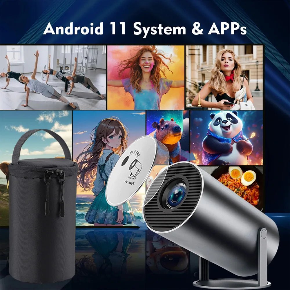 2025 DITONG HY300 pro Plus HD 4K Projector portatil 1280x720P Android LED Video Home Theater Cinema Proyector Movie HY320 mini - Magcubic Store