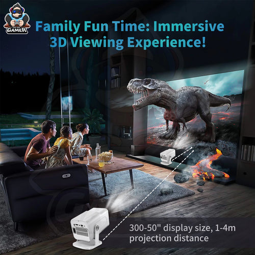 HCS350 Max Gaming Projector 1+8G H713 3D HD Android 11 High Lumen Wireless Smart Projector with BT Voice HCS350Max