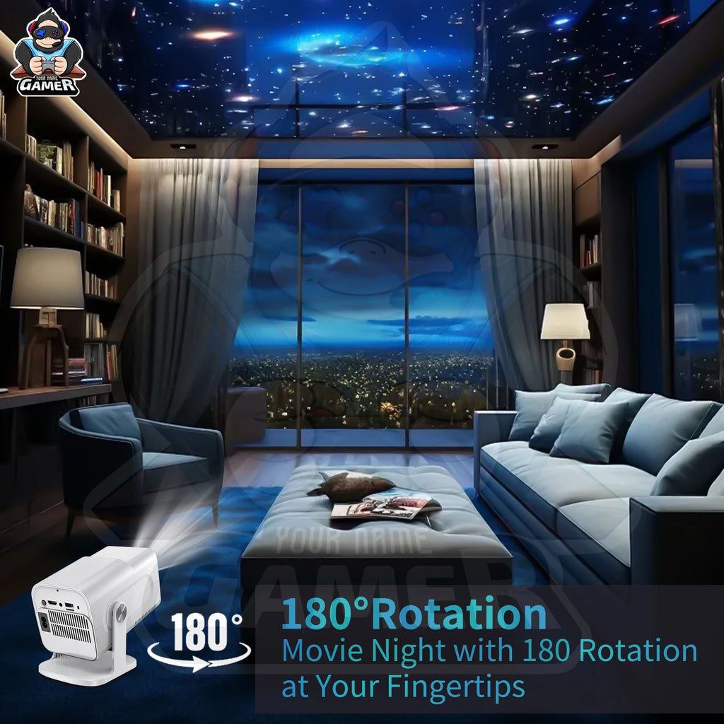 HCS350 Max Gaming Projector 1+8G H713 3D HD Android 11 High Lumen Wireless Smart Projector with BT Voice HCS350Max - Magcubic Store
