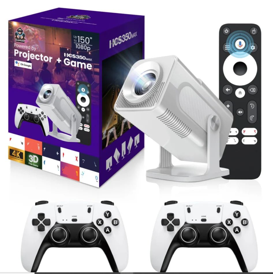 HCS350 Max Gaming Projector 1+8G H713 3D HD Android 11 High Lumen Wireless Smart Projector with BT Voice HCS350Max - Magcubic Store