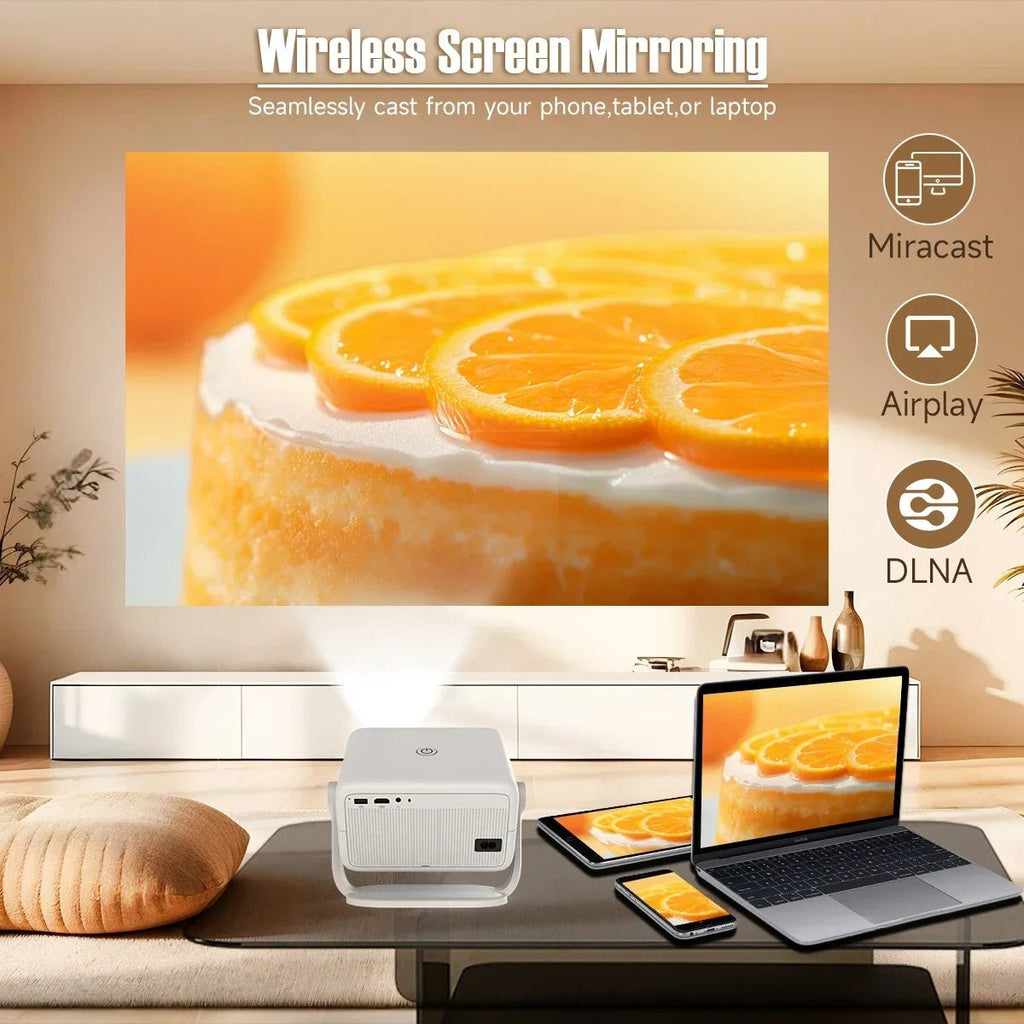 Magcubic 650ANSI L018 4K Projector Native 1080P Home Cinema Auto Focus Keystone Android 11 WiFi6 Portable Projector for Outdoor - Magcubic Store