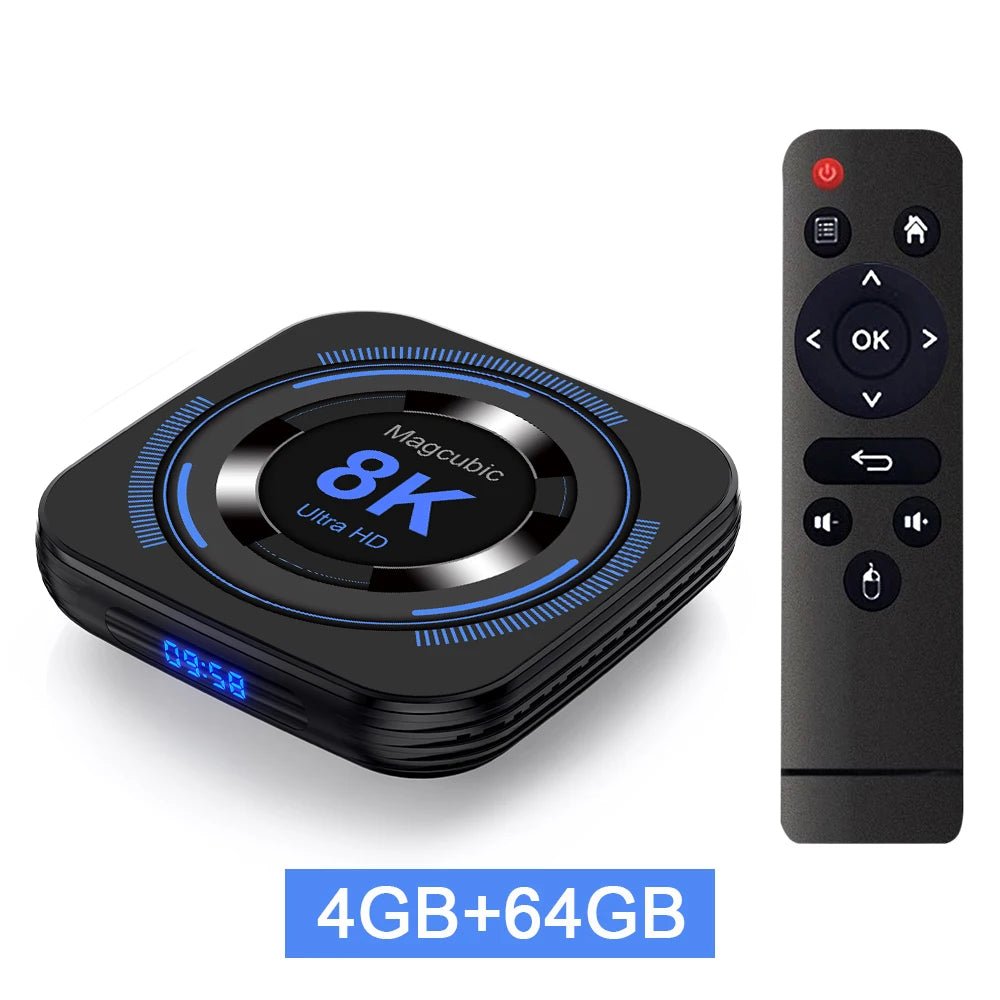 Magcubic Allwinner H618 Android 12 TV BOX Dual Wifi 32G64G Quad Core Cortex A53 Support 8K Video 4K BT4.0 Set top box - Magcubic Store