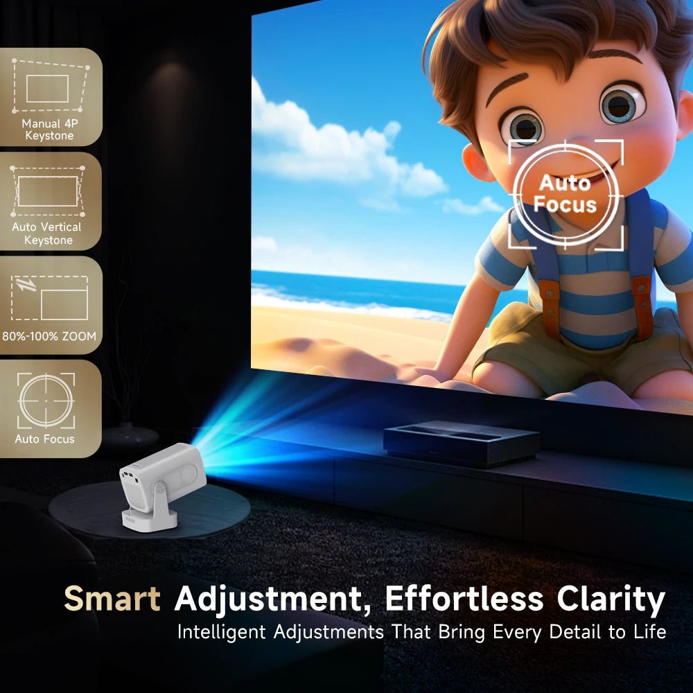 Magcubic HY310 330ANSI Android11 1080P Mini Projector 4K Auto Focus Native 5W Speaker Air Mouse Voice Assistant Upgrated HY300 - Magcubic Store