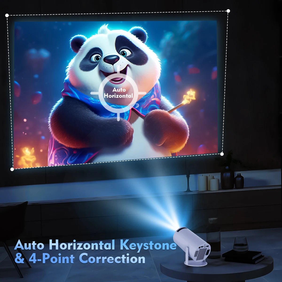 Magcubic Mini Portable HY300 Pro Projector 8K Full HD Native 720P 290 ANSI BT5.4 Android 14 Home Theater Outdoor Projector - Magcubic Store