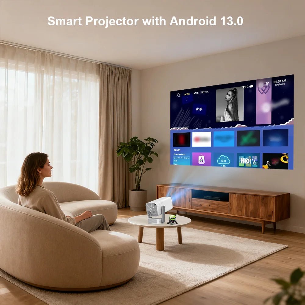 ThundeaL Full HD Projector TD80Pro 1080P 4K Projetor 750Ansi Mini Portable Proyector TD80 Pro TD80W Upgrade Home Movie Video - Magcubic Store